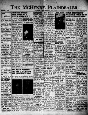 McHenry Plaindealer (McHenry, IL), 9 Apr 1953