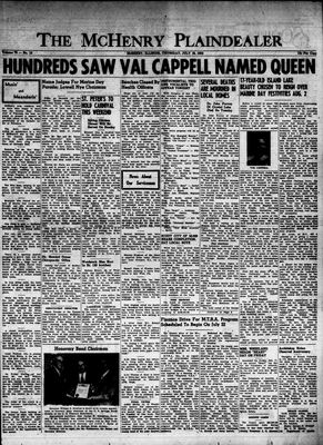 McHenry Plaindealer (McHenry, IL), 16 Jul 1953