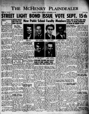 McHenry Plaindealer (McHenry, IL), 10 Sep 1953