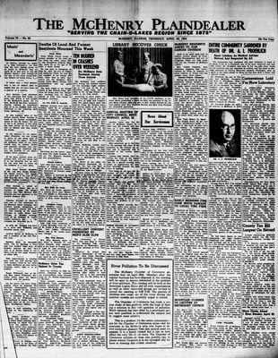 McHenry Plaindealer (McHenry, IL), 22 Apr 1954