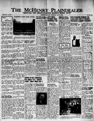 McHenry Plaindealer (McHenry, IL), 6 May 1954