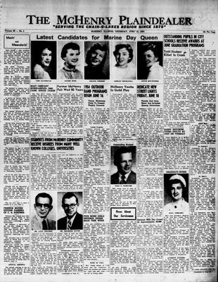 McHenry Plaindealer (McHenry, IL), 10 Jun 1954