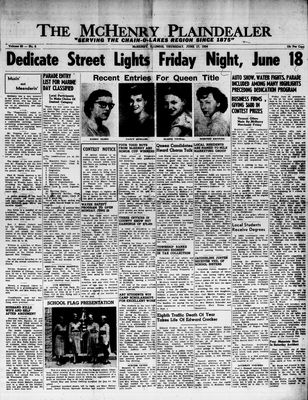 McHenry Plaindealer (McHenry, IL), 17 Jun 1954