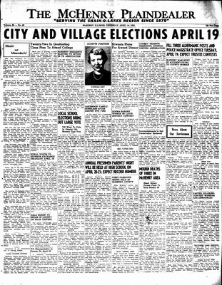 McHenry Plaindealer (McHenry, IL), 14 Apr 1955