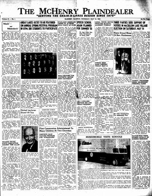 McHenry Plaindealer (McHenry, IL), 12 May 1955