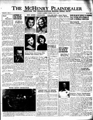 McHenry Plaindealer (McHenry, IL), 7 Jul 1955