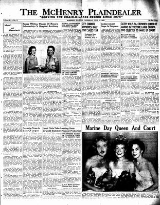 McHenry Plaindealer (McHenry, IL), 21 Jul 1955