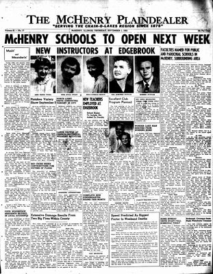 McHenry Plaindealer (McHenry, IL), 1 Sep 1955