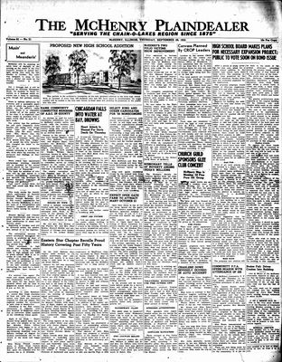 McHenry Plaindealer (McHenry, IL), 29 Sep 1955