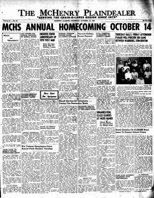 McHenry Plaindealer (McHenry, IL), 13 Oct 1955