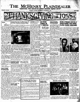 McHenry Plaindealer (McHenry, IL), 23 Nov 1955