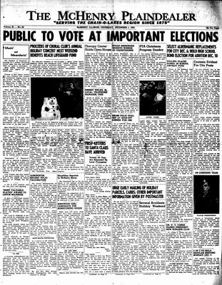 McHenry Plaindealer (McHenry, IL), 1 Dec 1955