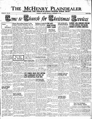 McHenry Plaindealer (McHenry, IL), 22 Dec 1955