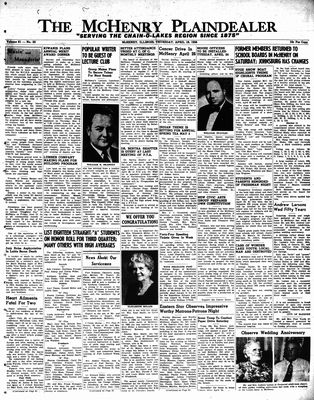 McHenry Plaindealer (McHenry, IL), 19 Apr 1956