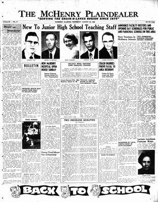 McHenry Plaindealer (McHenry, IL), 30 Aug 1956