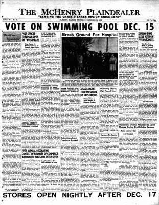 McHenry Plaindealer (McHenry, IL), 13 Dec 1956