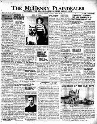 McHenry Plaindealer (McHenry, IL), 14 Mar 1957