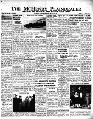 McHenry Plaindealer (McHenry, IL), 21 Mar 1957