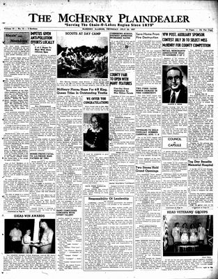 McHenry Plaindealer (McHenry, IL), 25 Jul 1957