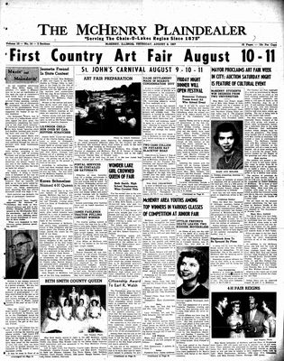 McHenry Plaindealer (McHenry, IL), 8 Aug 1957