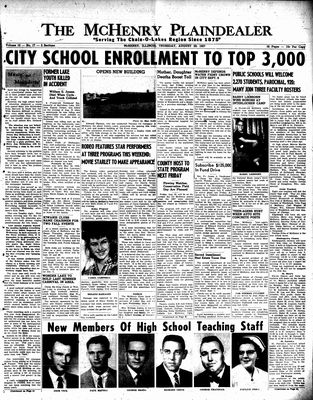 McHenry Plaindealer (McHenry, IL), 29 Aug 1957