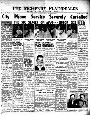 McHenry Plaindealer (McHenry, IL), 19 Sep 1957