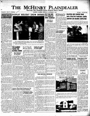 McHenry Plaindealer (McHenry, IL), 7 Nov 1957