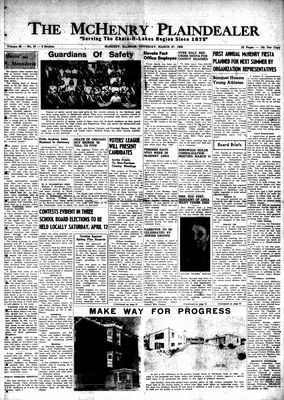 McHenry Plaindealer (McHenry, IL), 27 Mar 1958