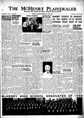 McHenry Plaindealer (McHenry, IL), 5 Jun 1958