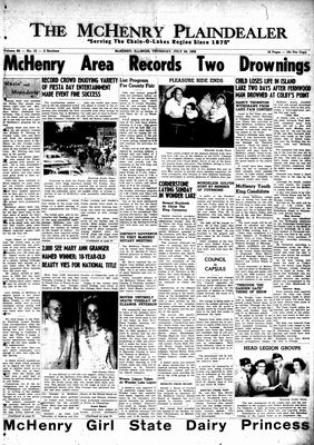 McHenry Plaindealer (McHenry, IL), 24 Jul 1958