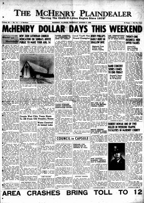 McHenry Plaindealer (McHenry, IL), 7 Aug 1958