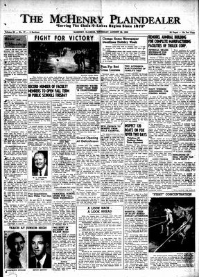 McHenry Plaindealer (McHenry, IL), 28 Aug 1958