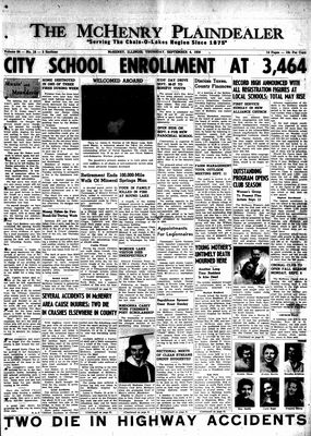 McHenry Plaindealer (McHenry, IL), 4 Sep 1958