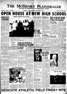 McHenry Plaindealer (McHenry, IL), 18 Sep 1958