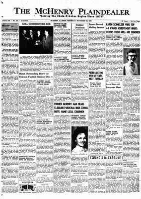 McHenry Plaindealer (McHenry, IL), 20 Nov 1958