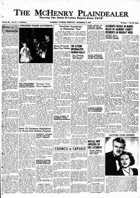 McHenry Plaindealer (McHenry, IL), 4 Dec 1958