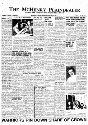 McHenry Plaindealer (McHenry, IL), 12 Feb 1959