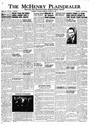 McHenry Plaindealer (McHenry, IL), 19 Mar 1959