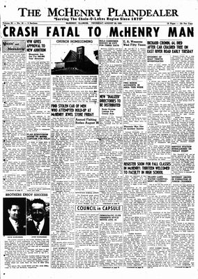 McHenry Plaindealer (McHenry, IL), 20 Aug 1959