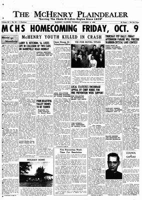 McHenry Plaindealer (McHenry, IL), 8 Oct 1959