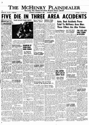 McHenry Plaindealer (McHenry, IL), 5 Nov 1959