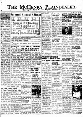 McHenry Plaindealer (McHenry, IL), 17 Mar 1960