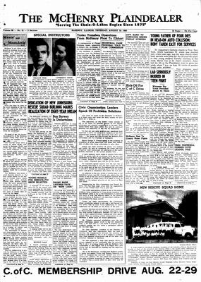 McHenry Plaindealer (McHenry, IL), 18 Aug 1960