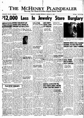 McHenry Plaindealer (McHenry, IL), 12 Jan 1961