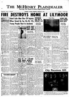 McHenry Plaindealer (McHenry, IL), 2 Feb 1961