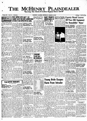 McHenry Plaindealer (McHenry, IL), 16 Mar 1961