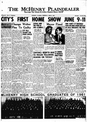 McHenry Plaindealer (McHenry, IL), 8 Jun 1961