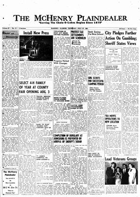 McHenry Plaindealer (McHenry, IL), 27 Jul 1961