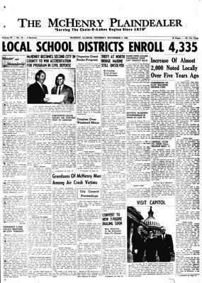 McHenry Plaindealer (McHenry, IL), 7 Sep 1961