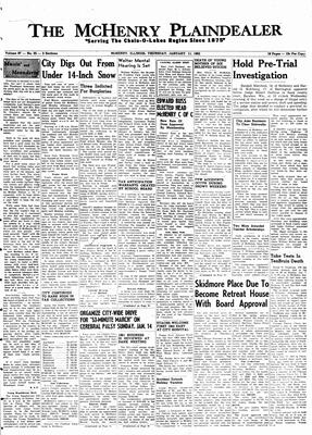 McHenry Plaindealer (McHenry, IL), 11 Jan 1962